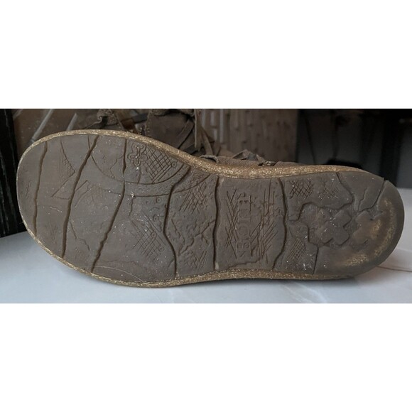 Born Tarkiln Ankle Boots Flat Suede Leather Brown Women Sz 8 M Distressed F59122 - Picture 13 of 15